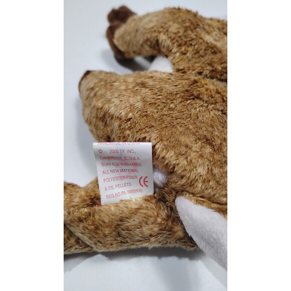 TY Beanie Baby - ROXIE the Reindeer (Red Nose) (7.5 inch) - Picture 5 of 6